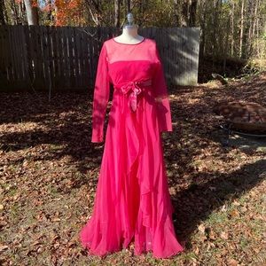 LAST CALL VINTAGE 70s PROM DRESS